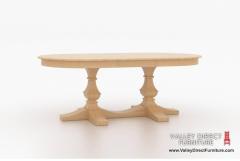  Core Oval Double Pedestal Dining Table 